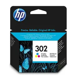 Cartucho de tinta Color HP 302 F6U65AE