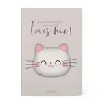 Cuaderno Legami M rayas Kitty