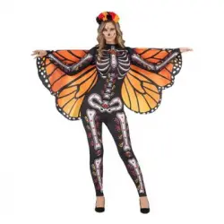 Disfraz De Catrina Mariposa Monarca Para Mujer