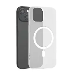 Funda Puro Ultra-Slim Transparente mate para iPhone 15 Plus