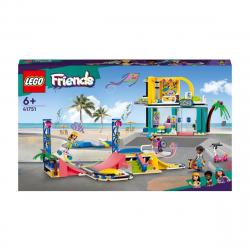 LEGO -  De Construcción Parque De Skate Con Monopatines Y Mini Muñecas Friends