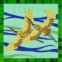 Maqueta De Construcción Mosaico Aves