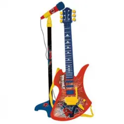 Microfono Guitarra Electrica Spiderman Marvel