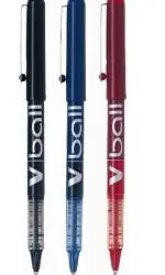 Pilot Set de 3 Rotuladores V-Ball 0.5  negro / azul / rojo