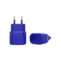 Cargador Muvit for change USB-C 25W Azul