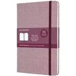 Cuaderno Moleskine Blend large puntos tapa dura harringbone púrpura