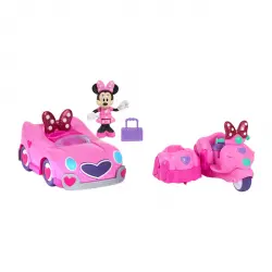 Just Play Products - Automóvil de juguete con figuras articuladas Minnie Mouse Disney Just Play.