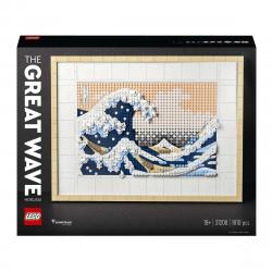 LEGO - Manualidades De Construcción Cuadro De Hokusai: La Gran Ola Decoración Para Casa Art