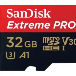 Tarjeta Sandisk microSDHC Extreme Pro 32GB 100MB/s + adaptador