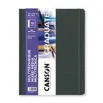 Cuaderno Canson Graduate Mix Media Fino 21,6x27,9cm 36 hojas 200g Blanco