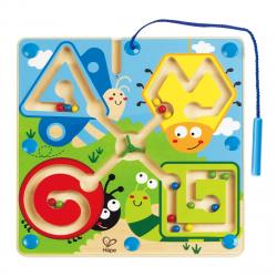 Hape - Laberinto Iman Insectos  De Madera