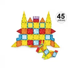 Juego De Construcción Magnético De 45 Piezas - Modelo Imagine S