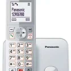 Teléfono inalámbrico Panasonic KX-TG6851SPS Plata