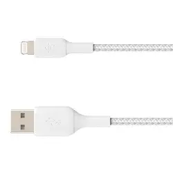 Cable Belkin BoostCharge Lightning a USB-A Blanco 15 cm