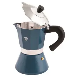 Cafetera italiana Pezzetti Moka 6 tazas Azul