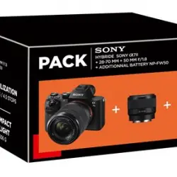 Cámara EVIL Sony A7 II + 28 -70 mm + 50mm + Batería Pack