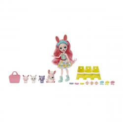 Enchantimals - Muñeca Bree Bunny Con Mascotas Y Accesorios