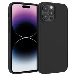 Funda de silicona Icoveri Negro para iPhone 14 Pro