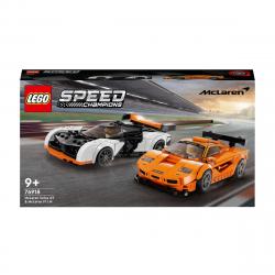LEGO - Coches De  Para Construir McLaren Solus GT Y McLaren F1 LM Coleccionables Speed Champions