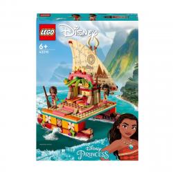 LEGO -  De Construcción Barco Aventurero De Vaiana Y Sina Disney Princesas