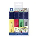 Set de 4 marcadores STAEDTLER fluor