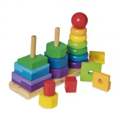 Melissa & Doug - Apilador Geometrico