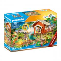 Playmobil - Aventura En La Casa Del Árbol Con Tobogán Family Fun