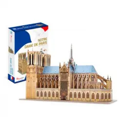 Puzzle 3d Notre Dame París Dam 27,2x14,2x18 Cm. 27,2x14,2x18 Cm. Color: Multicolor