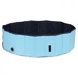 Trixie Piscina Para Perros, Ø 160×30 Cm, Azul Oscuro-azul