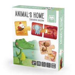 Animals Home puzzle educativo