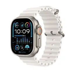 Apple Watch Ultra 2 49mm LTE Caja de Titanio y correa Ocean Blanco