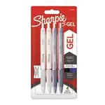 Blíster con 4 bolígrafos Sharpie Gel Fashion 0.7mm blanco y azul