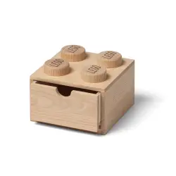 Cajón de madera de 4 espigas (roble claro)