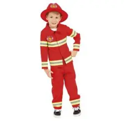 Invincible Heroes - Disfraz de bombero 110 cm (3-5 años)