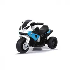 Moto Eléctrica Para Niños Marca Bmw S1000rr En Color Azul