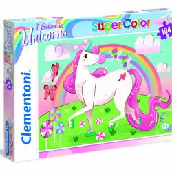 Puzle Clementoni de 104 piezas Unicornio