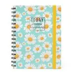 Cuaderno A5 Legami con espiral pautado Daisy