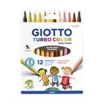 Estuche 12 rotuladores Giotto Turbo Color Skin Tones