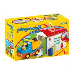 Playmobil - Camión Con Garaje 1.2.3