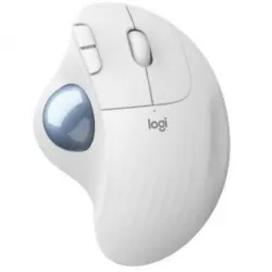 Ratón ergonómico inalámbrico Logitech Ergo M575 Blanco