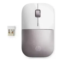 Ratón inalámbrico HP Z3700 Blanco/Rosa