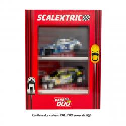 Scalextric - Pack Duo Con 2 Coches De Carreras Rally RX Línea Original Escala 1:32 SCX