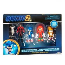 Sonic - 2 LA PELÍCULA - Pack De 5 Figuras 6 Cm