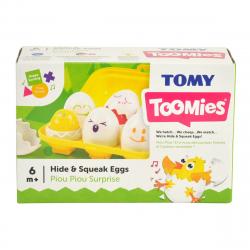 Tomy -  Huevos Encajables Formas Y Colores Toomies