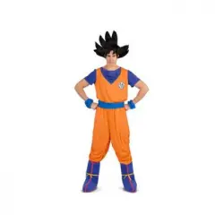 Viving-disfraz Goku M (camiseta, fajín, Pantalón, Cubrebotas, Y Brazaletes ) (230313) (viving Costumes)