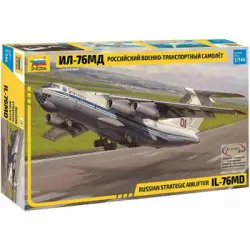 Zvezda 7011 - Maqueta Avión De Transporte Ruso Il-76md. Escala 1/144