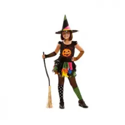 Disfraz De Brujita Calabaza Para Niñas Para Halloween