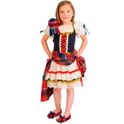 Disfraz De Escocesa Deluxe Infantil
