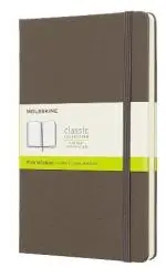 Libreta Moleskine Classic L Liso Marrón Tierra