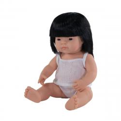 Miniland - Muñeca Bebé Niña Asiática Baby